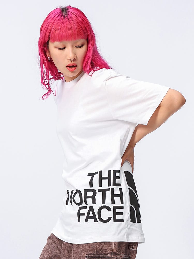 THE NORTH FACE (ザ ノースフェイス) 裾ロゴ クルーネック 半袖 Tシャツ BRAND PROUD TEE NF0A812ID12