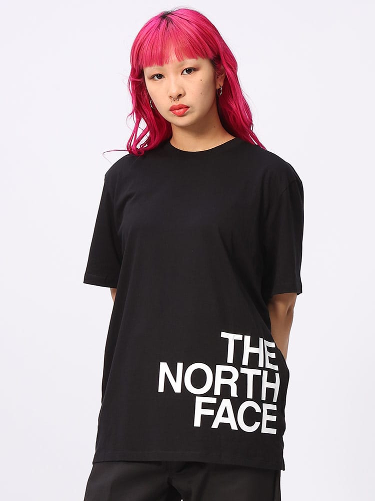 THE NORTH FACE (ザ ノースフェイス) 裾ロゴ クルーネック 半袖 Tシャツ BRAND PROUD TEE NF0A812ID12