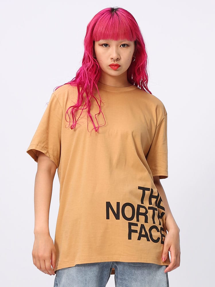 THE NORTH FACE (ザ ノースフェイス) 裾ロゴ クルーネック 半袖 Tシャツ BRAND PROUD TEE NF0A812ID12