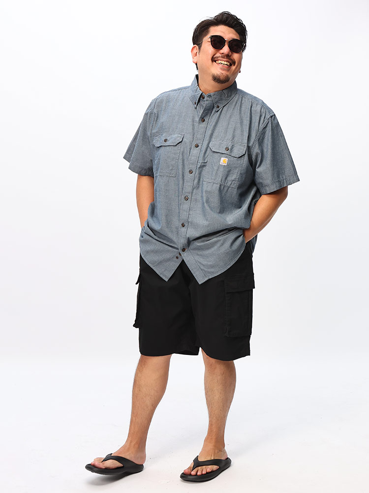 半袖 Tシャツ フラップポケット ルーズフィット ミッドウェイト