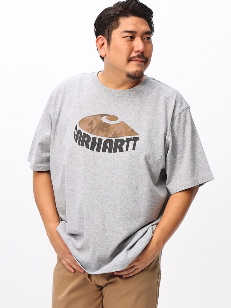 半袖 Tシャツ グラフィックプリント リラックスフィット ヘビーウェイト コットン 大きいサイズ メンズ