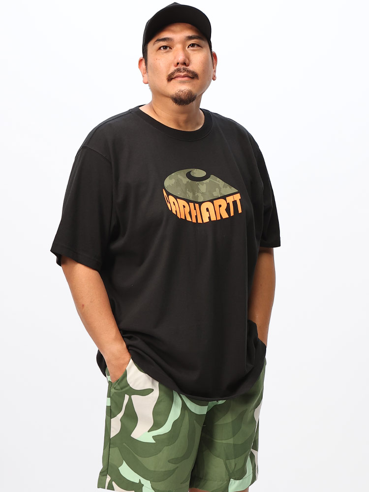 半袖 Tシャツ グラフィックプリント リラックスフィット ヘビーウェイト コットン 大きいサイズ メンズ
