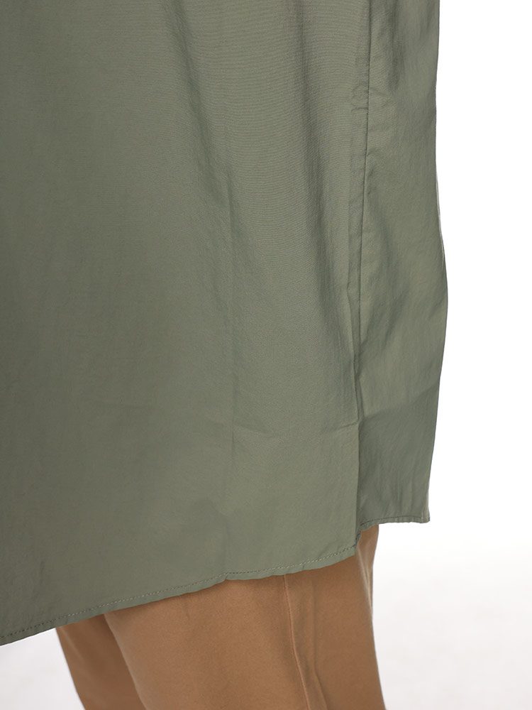 ショートスリーブ シャツ UPF50 背面メッシュ フラップポケット付