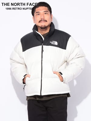 【WEB先行値下げ】ダウンジャケット レトロ ヌプシジャケット ロゴ 刺繍 切り替え 700フィルパワー 1996 RTRO NPSE JKT アウター ブルゾン 防寒 大きいサイズ メンズ