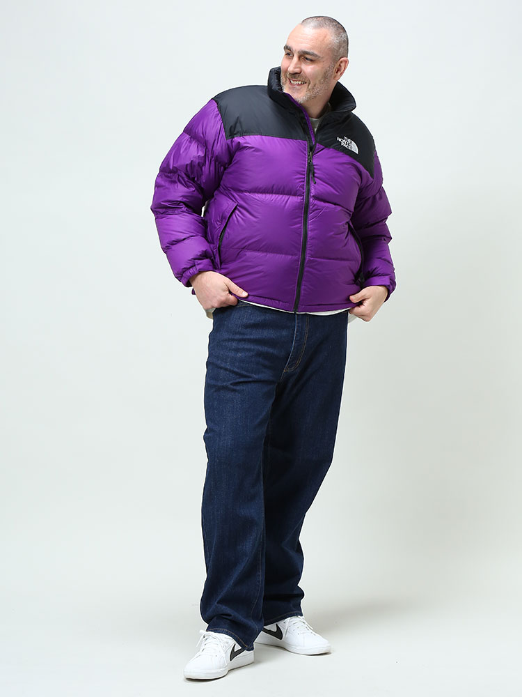 ダウンジャケット ロゴ刺繍 切り替え フルジップ 700フィル 1996 RTRO