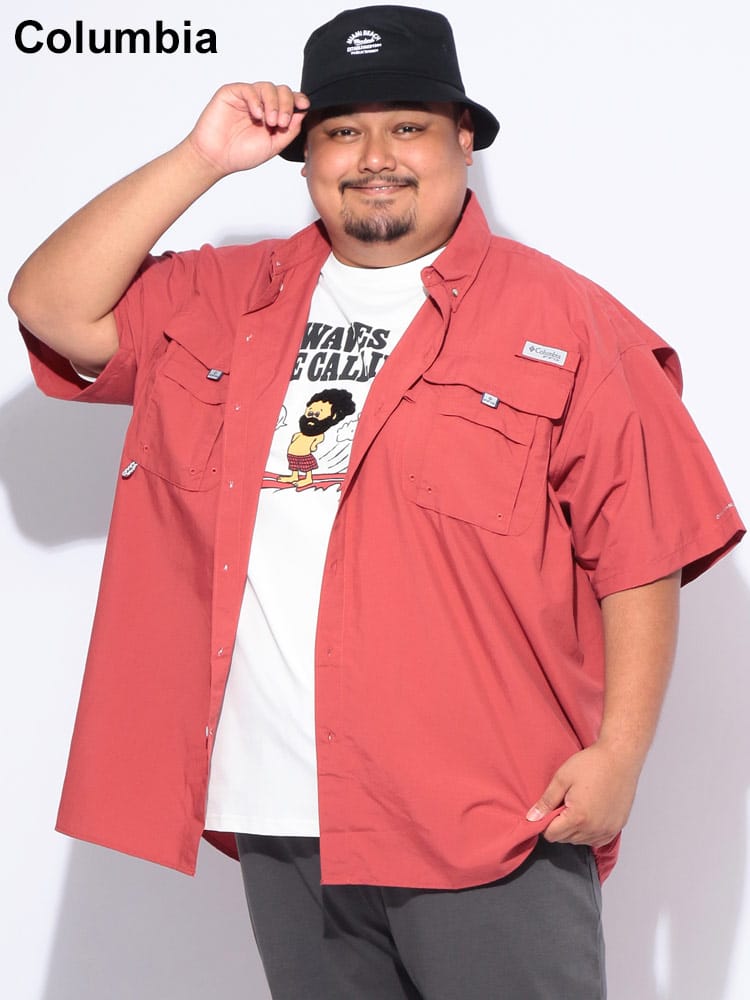 多数ポケット ボタンダウン バハマII 半袖 シャツ BAHAMA II 大きいサイズ メンズ