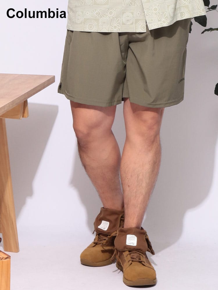 吸汗速乾 ウエストゴム メッシュライナー付 オムニウィック ハイク ブリーフ ショートパンツ 大きいサイズ メンズ