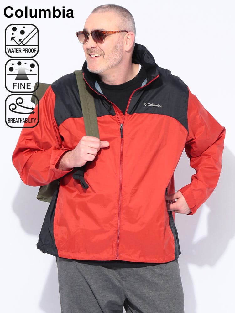ジャケット フード収納 ナイロン フルジップ  GLENNAKER LAKE 2 JKT アウター  ブルゾン パーカー スポーツ アウトドア 大きいサイズ メンズ