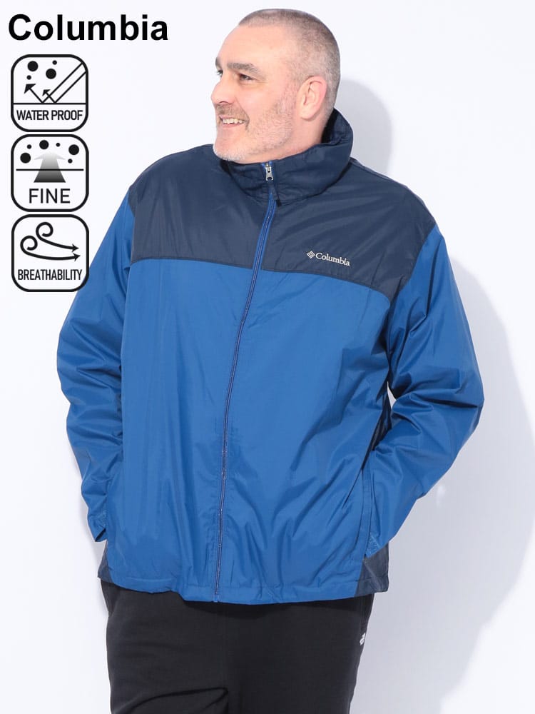 ジャケット フード収納 ナイロン フルジップ  GLENNAKER LAKE 2 JKT アウター  ブルゾン パーカー スポーツ アウトドア 大きいサイズ メンズ