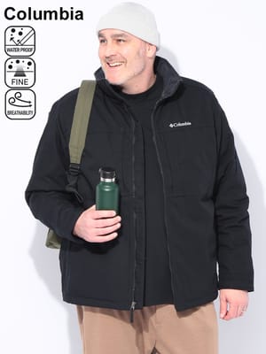 Columbia コロンビア 中綿ジャケット LOMA VISTA 3JKT(ロマビスタ) アウター 撥水 防汚 スタンド フリース 秋 冬 大きいサイズ メンズ ロゴ ブランド