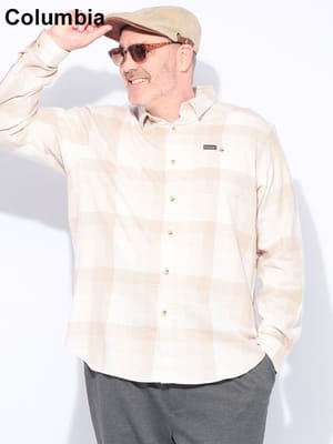 長袖シャツ チェック柄 フランネル  トップス シャツ ネルシャツ チェックシャツ 秋 冬 大きいサイズ メンズ