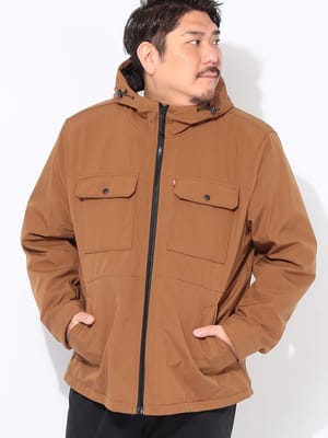 ジャケット フード 中綿 ブルゾン アウター 防寒 秋 冬 大きいサイズ メンズ