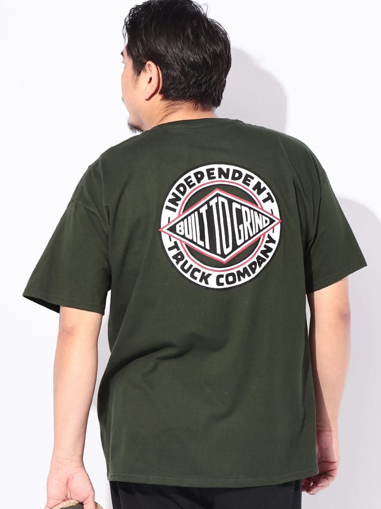Tシャツ 半袖 メンズ 大きいサイズ BTG SUMMIT ヘビーウェイト バックプリント クルーネック カットソー トップス スケートボード ブランド 春 夏