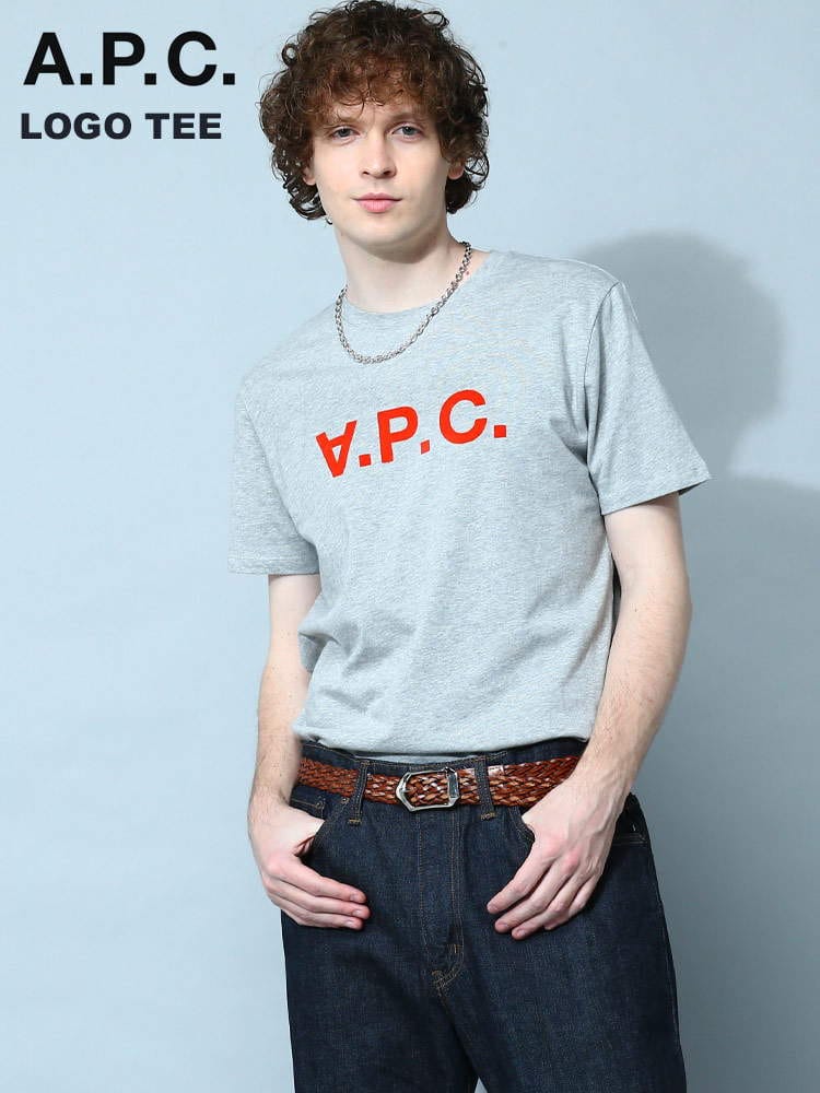 【オンラインストア限定】 A.P.C. (アー・ペー・セー) フロントロゴ クルーネック 半袖 Tシャツ 【春夏新作】 APCCOEZBH26943 ブランド