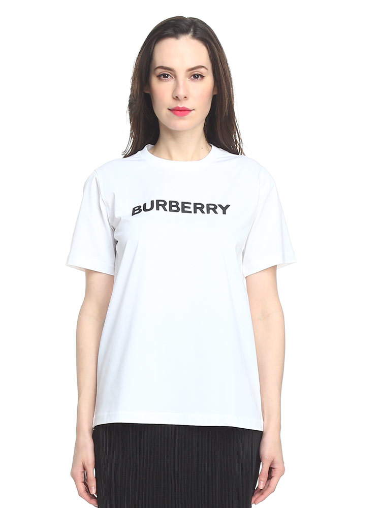 BURBERRY (バーバリー) ロゴプリント コットン 半袖 Tシャツ 