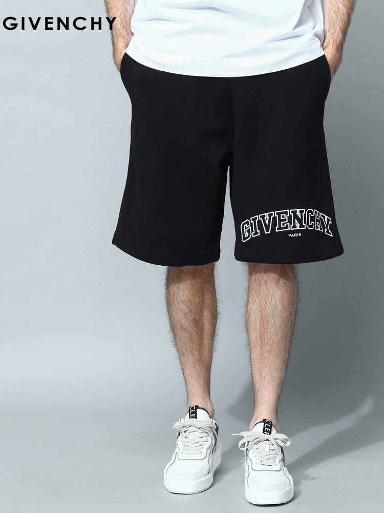 GIVENCHY (ジバンシィ) ロゴ刺繍 スウェット ショートパンツ  