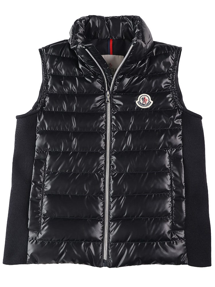 MONCLER (モンクレール) ワンポイント フルジップ ダウンベスト BAKURO MCBBAKURO