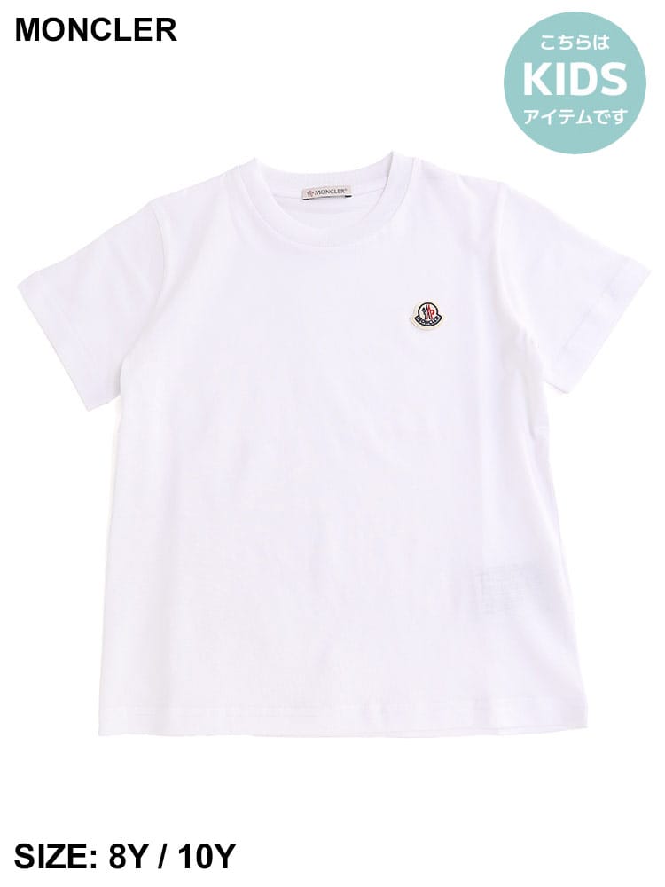 MONCLER (モンクレール) ワンポイント クルーネック Tシャツ 