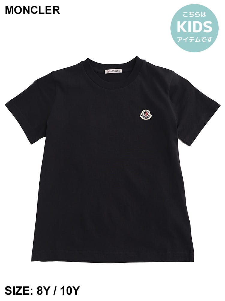 MONCLER (モンクレール) ワンポイント クルーネック Tシャツ 