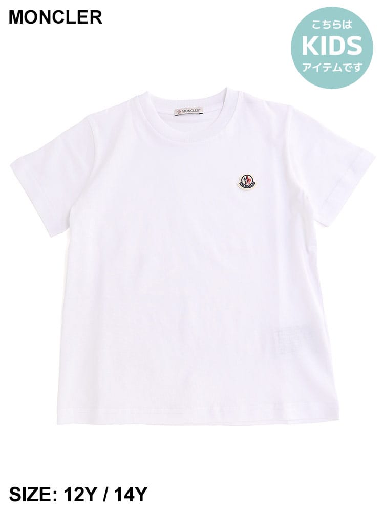 MONCLER (モンクレール) ワンポイント クルーネック Tシャツ MCJ8C0003383907