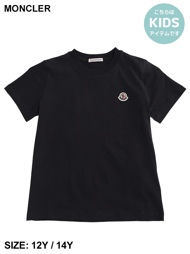 MONCLER (モンクレール) ワンポイント クルーネック Tシャツ MCJ8C0003383907