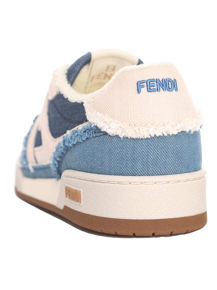 FENDI (フェンディ) FDマッチ デニム ローカットスニーカー 