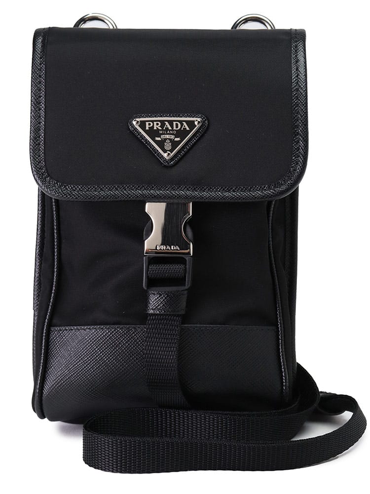 PRADA (プラダ) ロゴ ショルダー スマホケース PR2ZH1092DMH ブランド メンズ 男性 バッグ 鞄