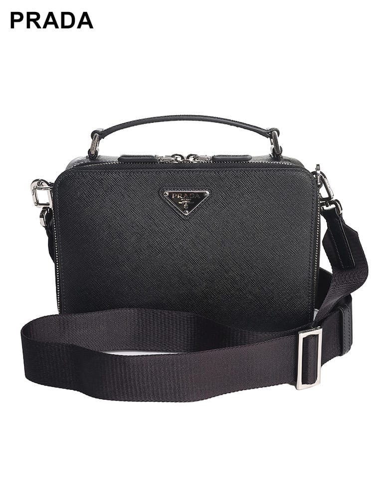 PRADA (プラダ) ブリック サフィアーノレザーバッグ PR2VH0699Z2 ブランド メンズ 男性 バッグ 鞄