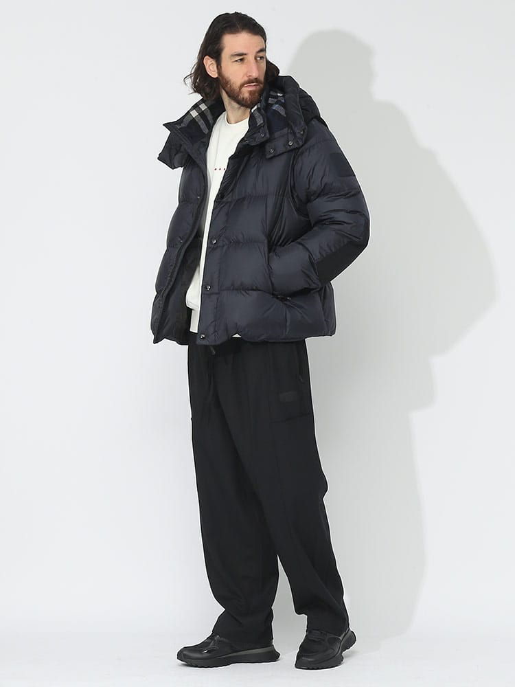 BURBERRY (バーバリー) デタッチャブルスリーブ フーデッド パファー 