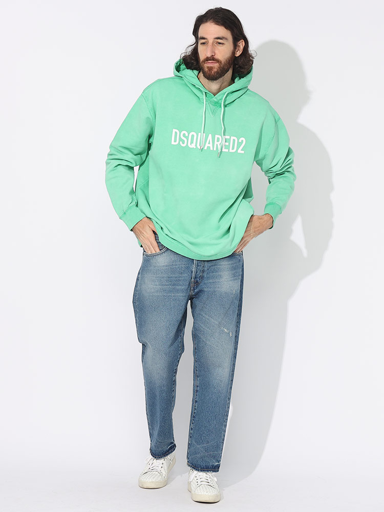 DSQUARED2 (ディースクエアード) フロントロゴ プルオーバー パーカー D2GU0740S25608 ブランド【サカゼン公式通販】