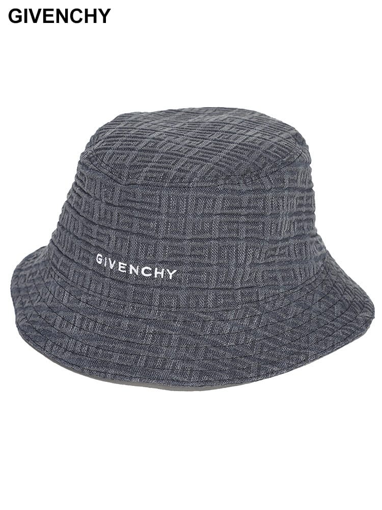 GIVENCHY (ジバンシィ) ロゴ 4Gデニム バケットハット GVBPZ05BP0T0 ブランド メンズ 男性 帽子