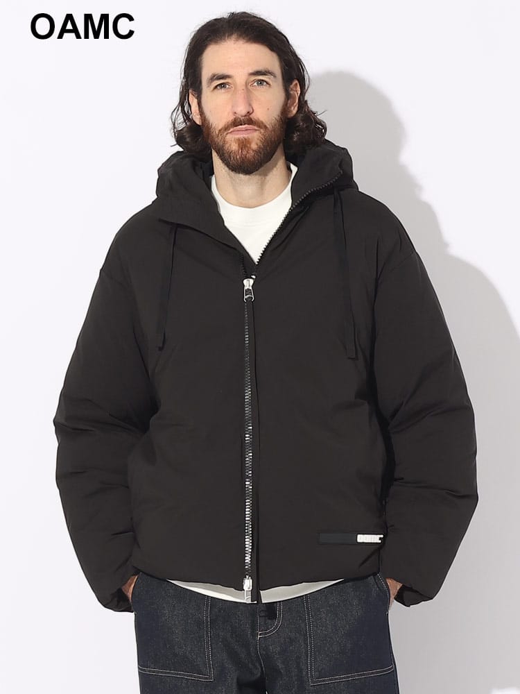 OAMC (オーエーエムシー) フード ダブルジップ 中綿 ジャケット LITHIUM JACKET OA23A28OAU55 ブランド メンズ 男性 アウター