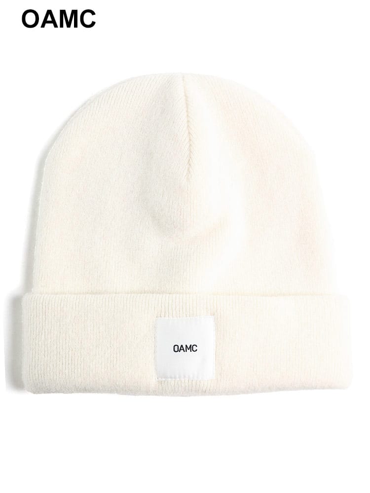 OAMC (オーエーエムシー) BOXロゴ ニットキャップ WHISTLER BEANIE OA23A28OAK13B ブランド メンズ 男性 帽子