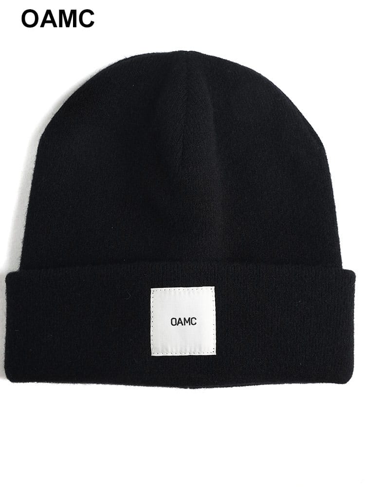OAMC (オーエーエムシー) BOXロゴ ニットキャップ WHISTLER BEANIE OA23A28OAK13B ブランド メンズ 男性 帽子