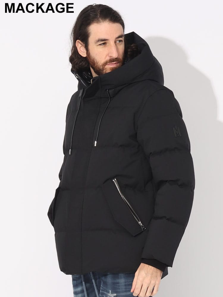 MACKAGE (マッカージュ) レイヤード フルジップ ダウンジャケット 