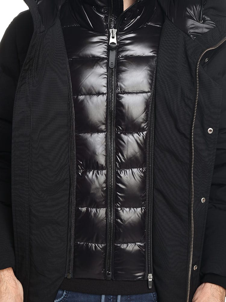 MACKAGE (マッカージュ) レイヤード フルジップ ダウンジャケット 
