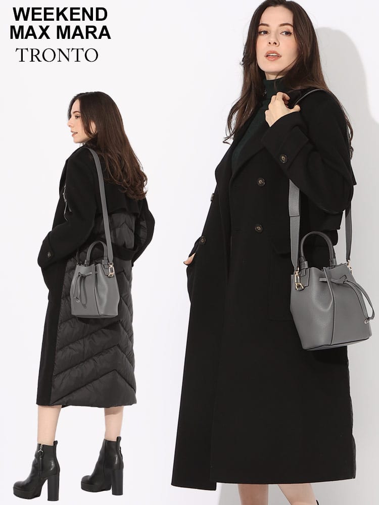WEEKEND MAX MARA (ウィークエンド マックスマーラ ) バックキルティング ダブル コート MXLTRONTO ブランド レディース アウター