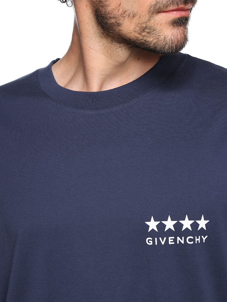 GIVENCHY (ジバンシィ) BIGロゴ バックプリント クルーネック 半袖 T ...