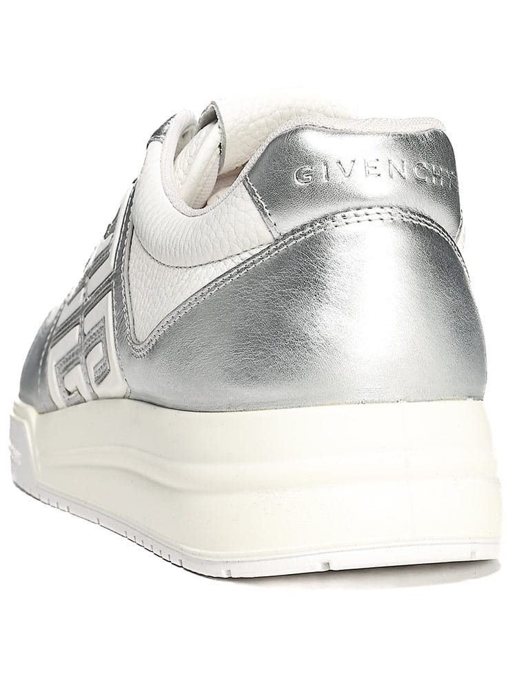 GIVENCHY (ジバンシィ) メタリックレザー ローカットスニーカー G4 