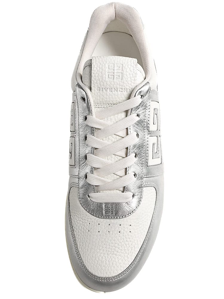 GIVENCHY (ジバンシィ) メタリックレザー ローカットスニーカー G4 