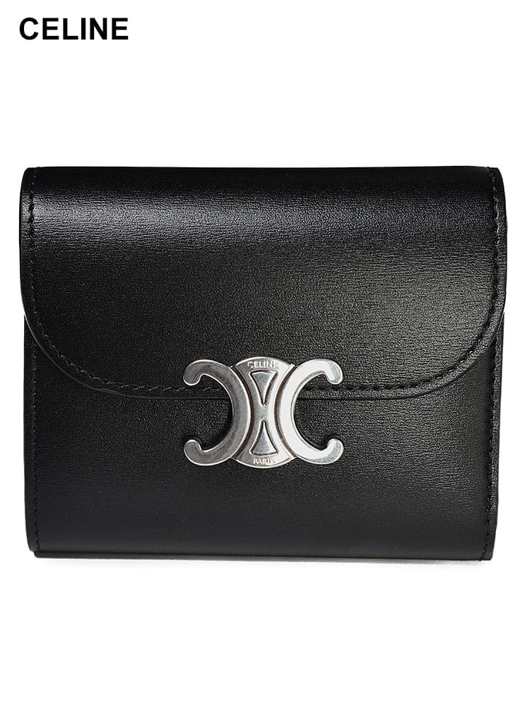 CELINE (セリーヌ) スモール フラップウォレット トリオンフ CELL10D783DPVI メンズ