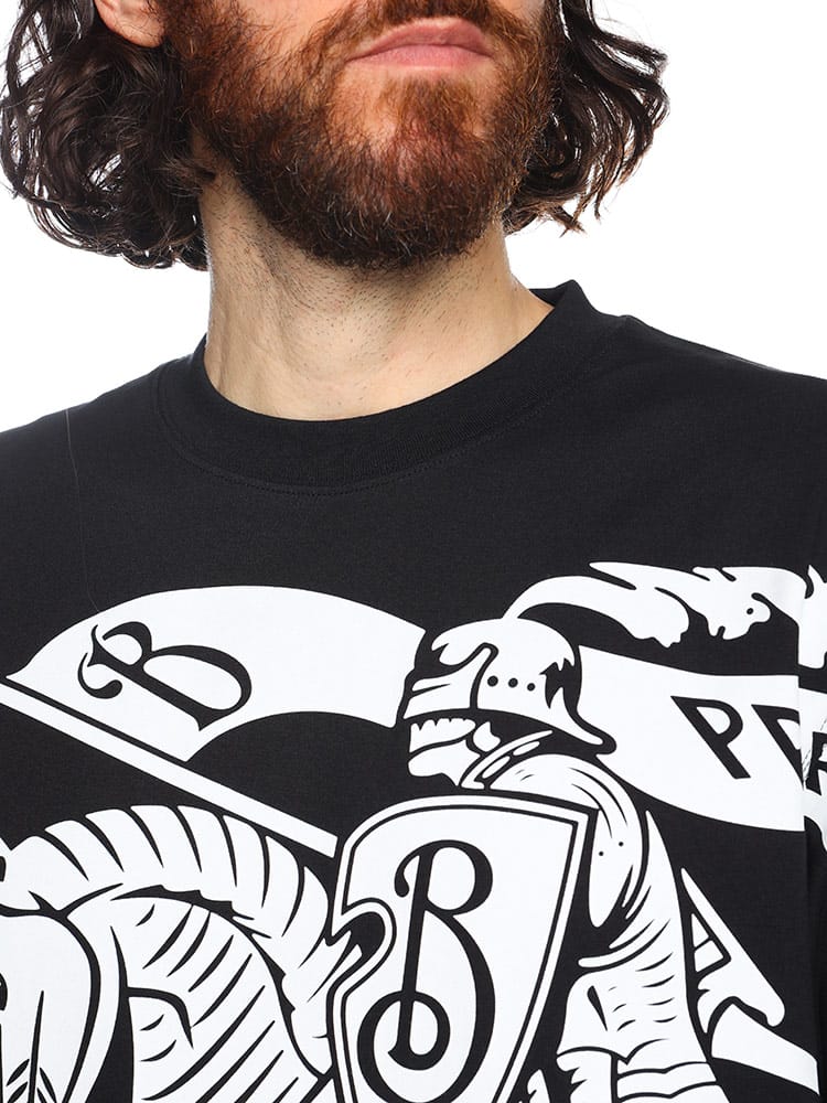BURBERRY (バーバリー) ビッグEKDプリント クルーネック 半袖 Tシャツ 