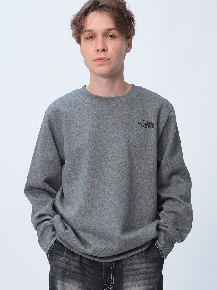 THE NORTH FACE (ザ ノースフェイス) 裏起毛 ミニロゴ スウェットシャツ M SIMPLE DOME CREW NF0A89FB