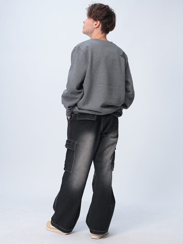 THE NORTH FACE (ザ ノースフェイス) 裏起毛 ミニロゴ スウェット 