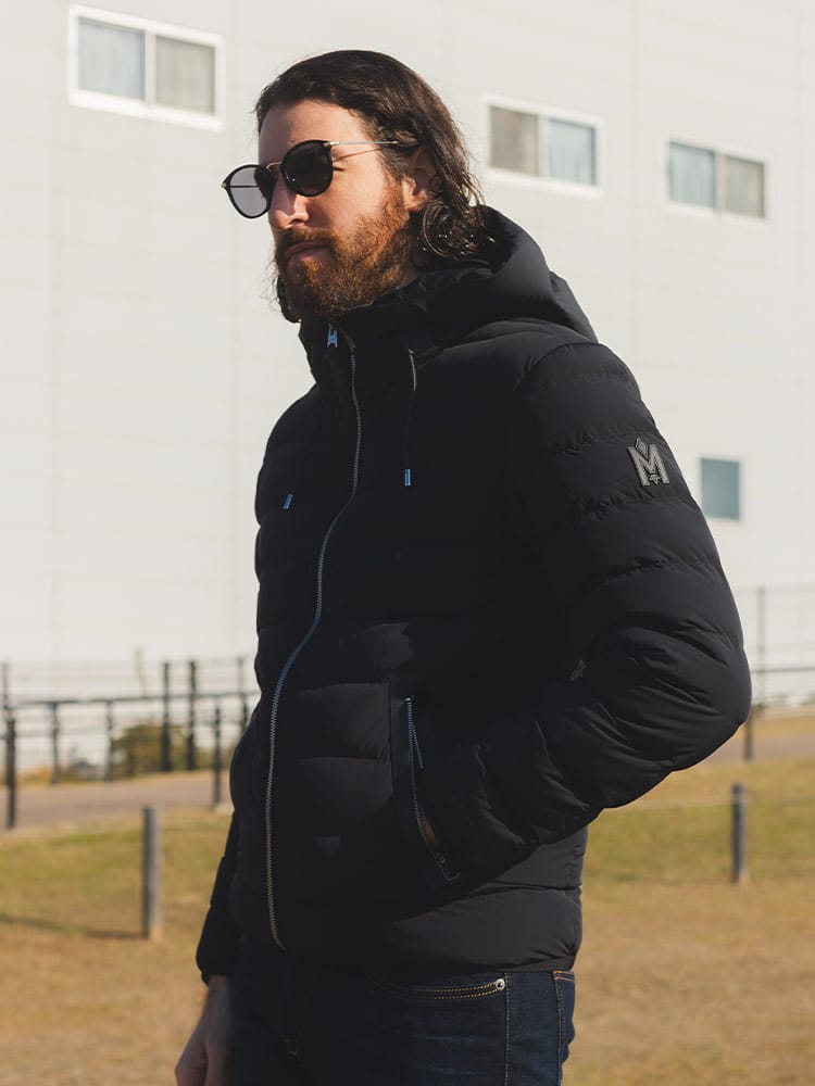 MACKAGE (マッカージュ) 撥水 ストレッチナイロン ライトダウン 