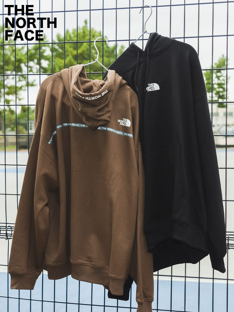 THE NORTH FACE (ザ ノースフェイス) 裏起毛 バックラインロゴ プルオーバー パーカー ZUMU HOO【サカゼン公式通販】