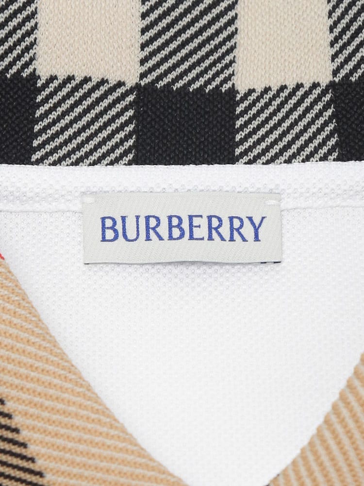 BURBERRY GOLF / nova check polo shirt/ポロシャツ/L/コットン/BEG/bfv11-050 Burberry  Polo Shirt Mens Burberry❤︎ノースリーブポロシャツ♡海外ガール フェアリーグランジ