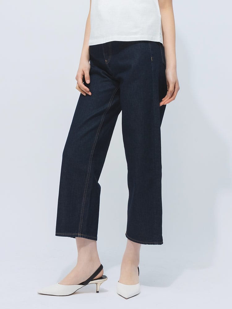 Calvin Klein (カルバンクライン) 5P ジップフライ ジーンズ BARREL CKLJ20J225469 レディース
