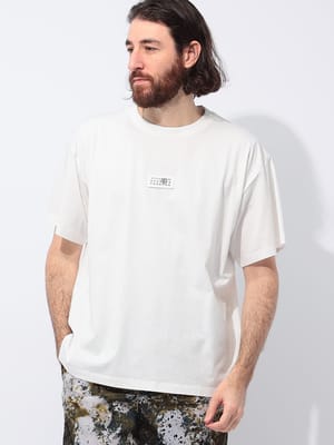 MM6 Maison Margiela (エムエムシックス メゾン マルジェラ) Numeric シグネチャー ワンポイントロゴ 半袖 Tシャツ MM6GC0033S24312 メンズ