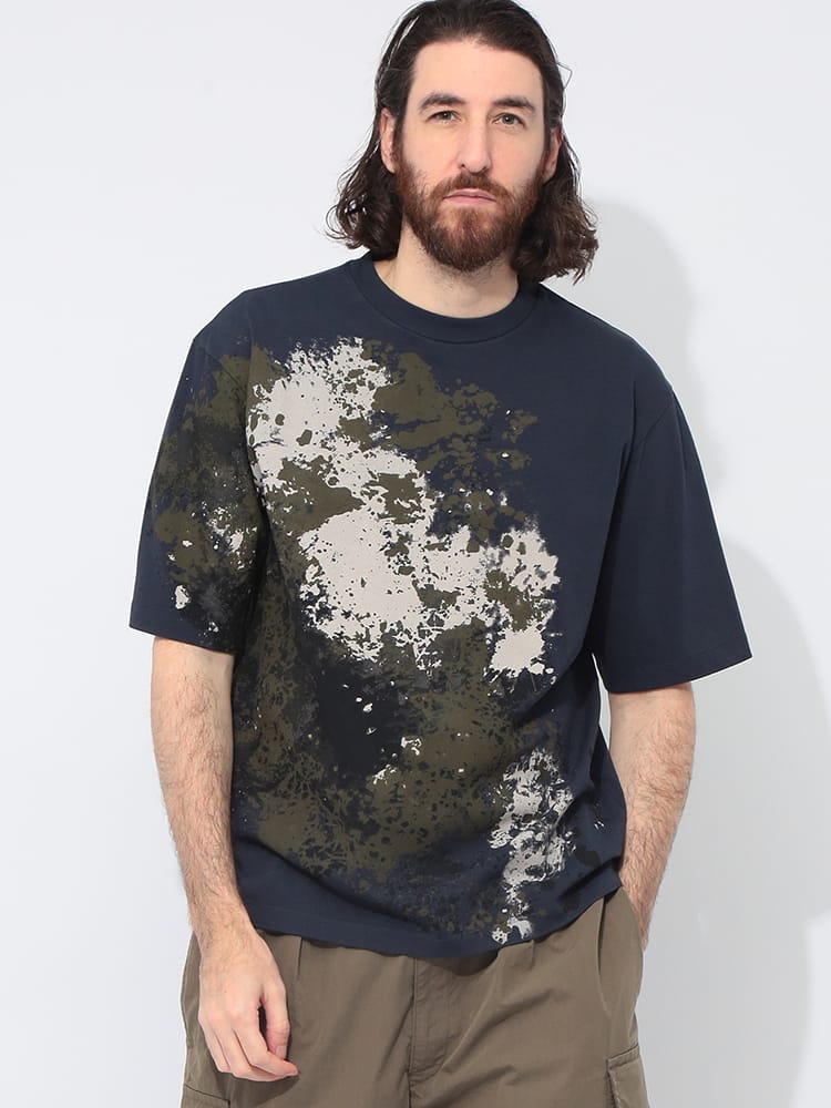 DSQUARED2 (ディースクエアード) 迷彩柄 クルーネック 半袖 Tシャツ CAMO D2GD1420D20033 メンズ